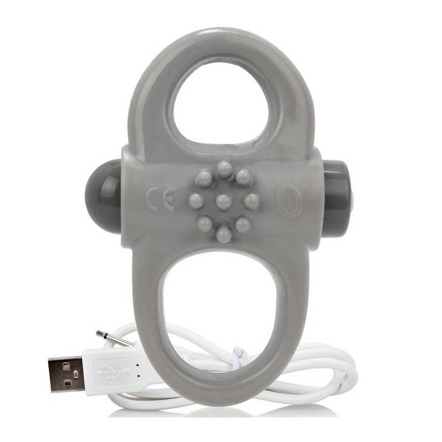 SCREAMING O - RECHARGEABLE VIBRATING RING YOGA GRAY