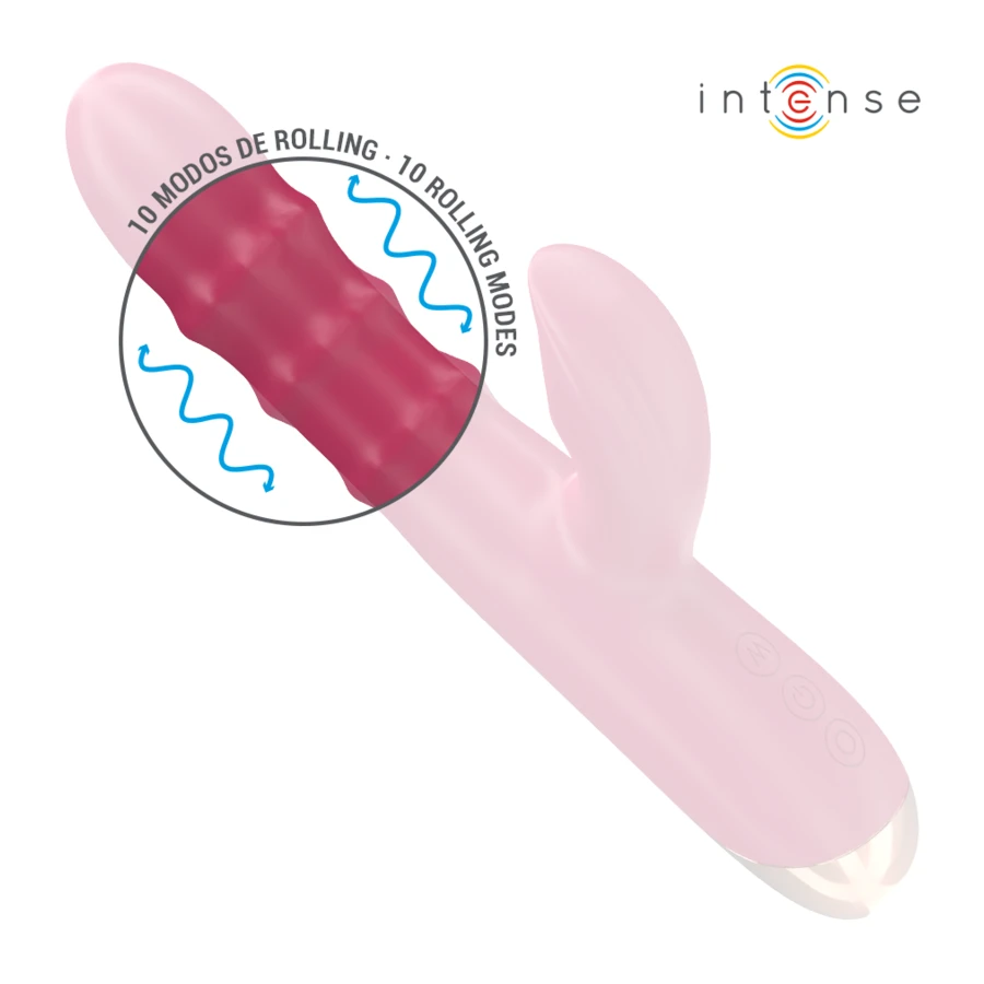 INTENSE - CHLOE MULTIFUNCTION VIBRATOR 3 IN 1 RED