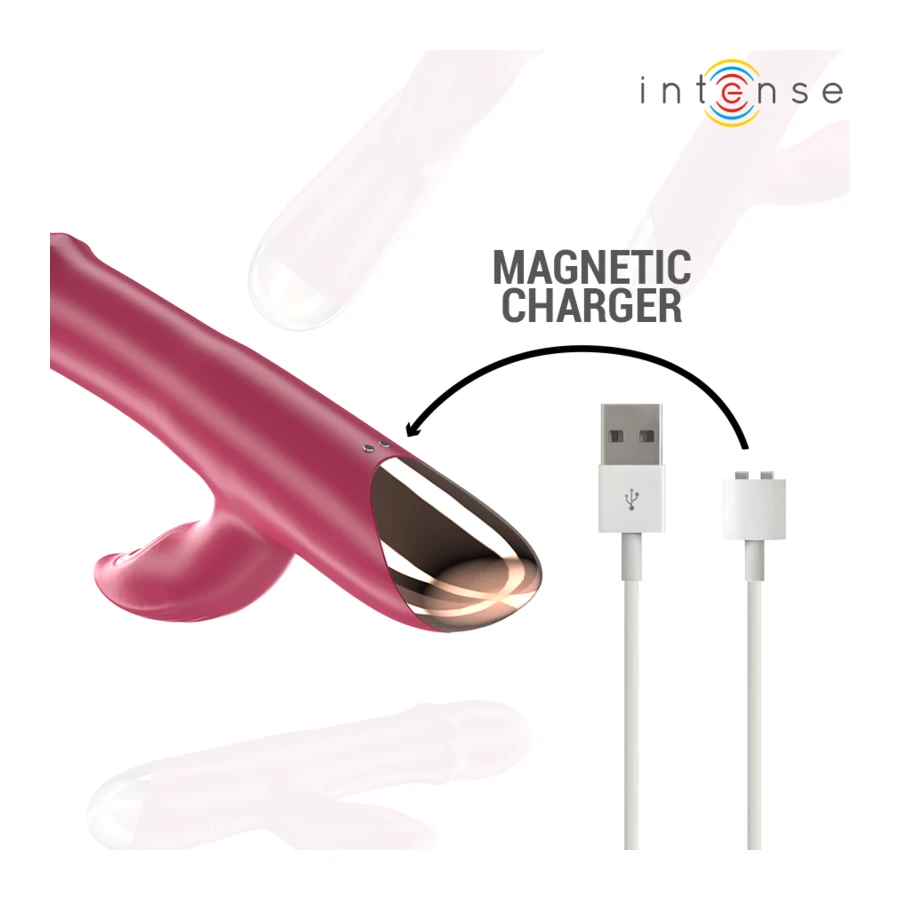 INTENSE - CHLOE MULTIFUNCTION VIBRATOR 3 IN 1 RED