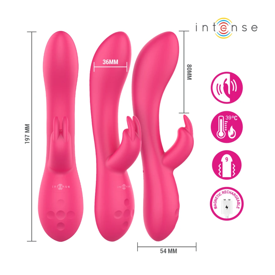 INTENSE - TAMMY RABBIT STIMULATOR WITH HEAT