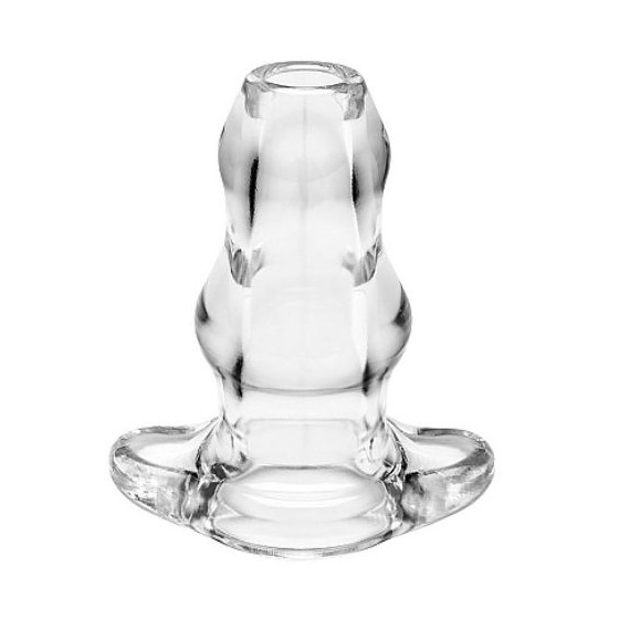 PERFECT FIT BRAND - DOUBLE TUNNEL PLUG XL LARGE CLEAR