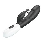 PRETTY LOVE - RASMUSSEN 30 FUNCTION RABBIT VIBRATOR BLACK