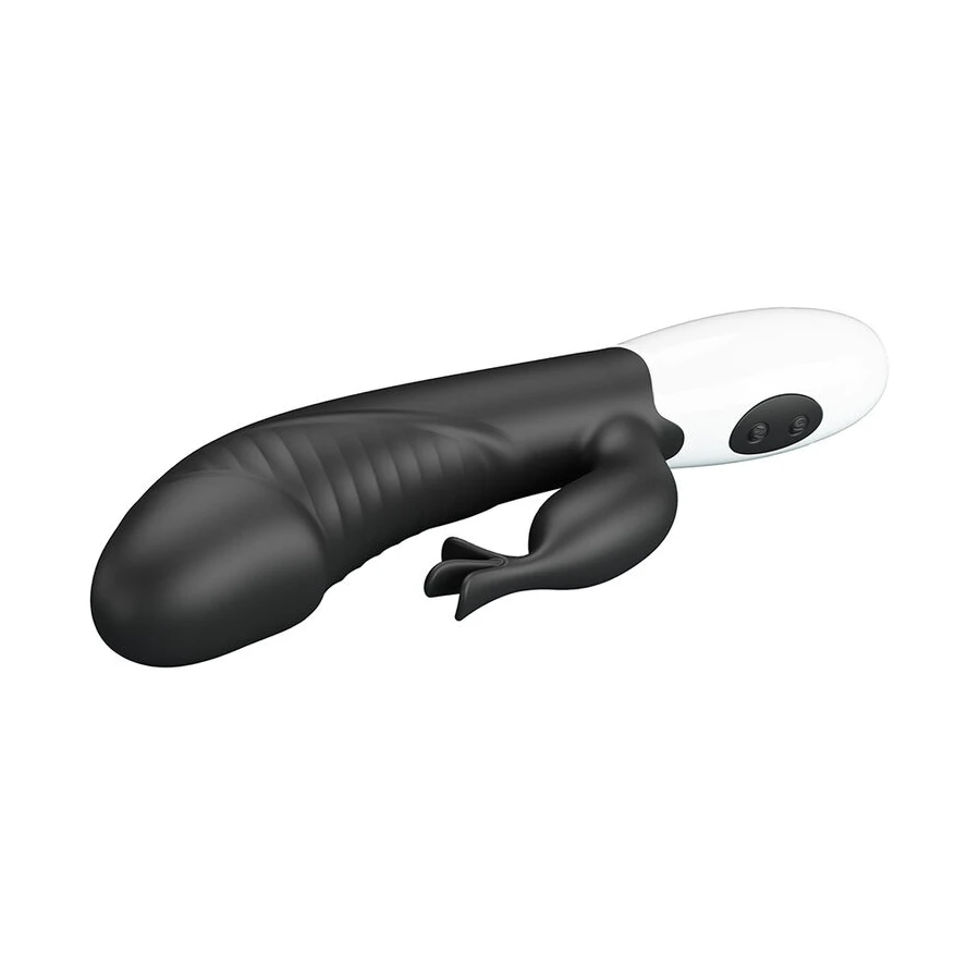 PRETTY LOVE - RASMUSSEN 30 FUNCTION RABBIT VIBRATOR BLACK