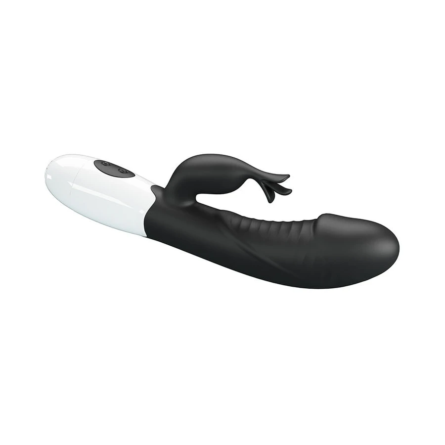 PRETTY LOVE - RASMUSSEN 30 FUNCTION RABBIT VIBRATOR BLACK