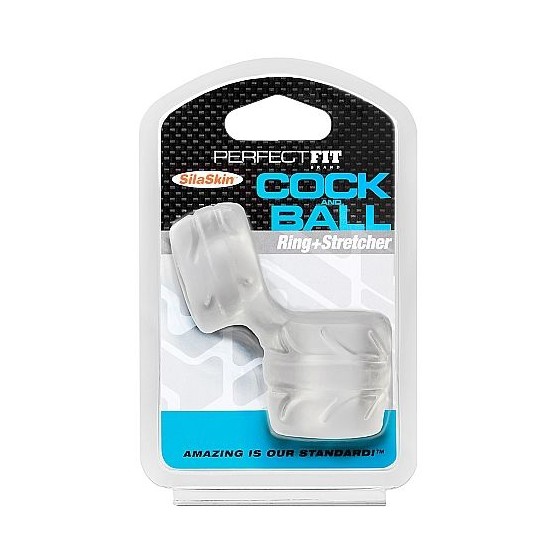 PERFECT FIT BRAND - SILASKIN COCK  BALL TRANSPARENT