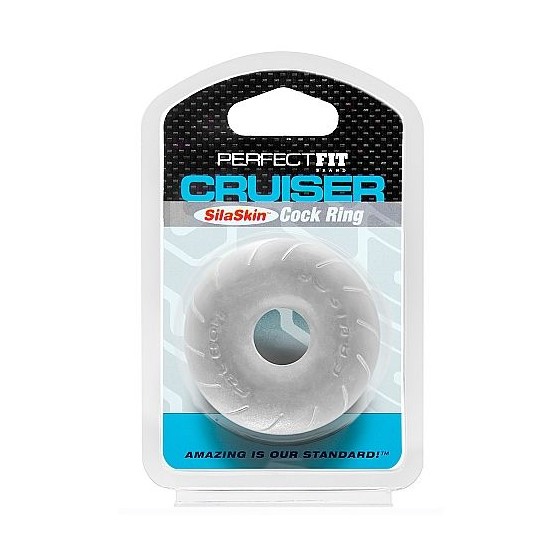 PERFECT FIT BRAND - STACK IT COCK RING TRANSPARENT