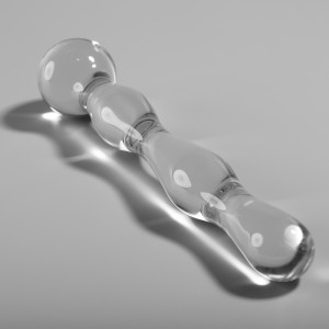 NEBULA SERIES BY IBIZA - MODEL 13 DILDO BOROSILICATE GLASS 18 X 3.5 CM