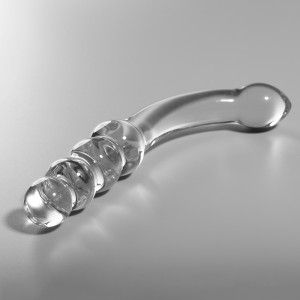 NEBULA SERIES BY IBIZA - MODEL 14 DILDO BOROSILICATE GLASS 18.5 X 3 CM