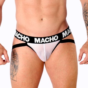 MACHO - MX26X1 JOCK GRID WHITE