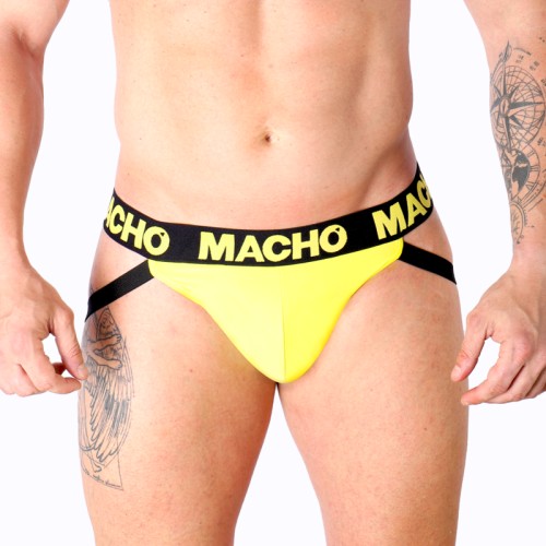 MACHO - MX25A JOCK LYCRA YELLOW