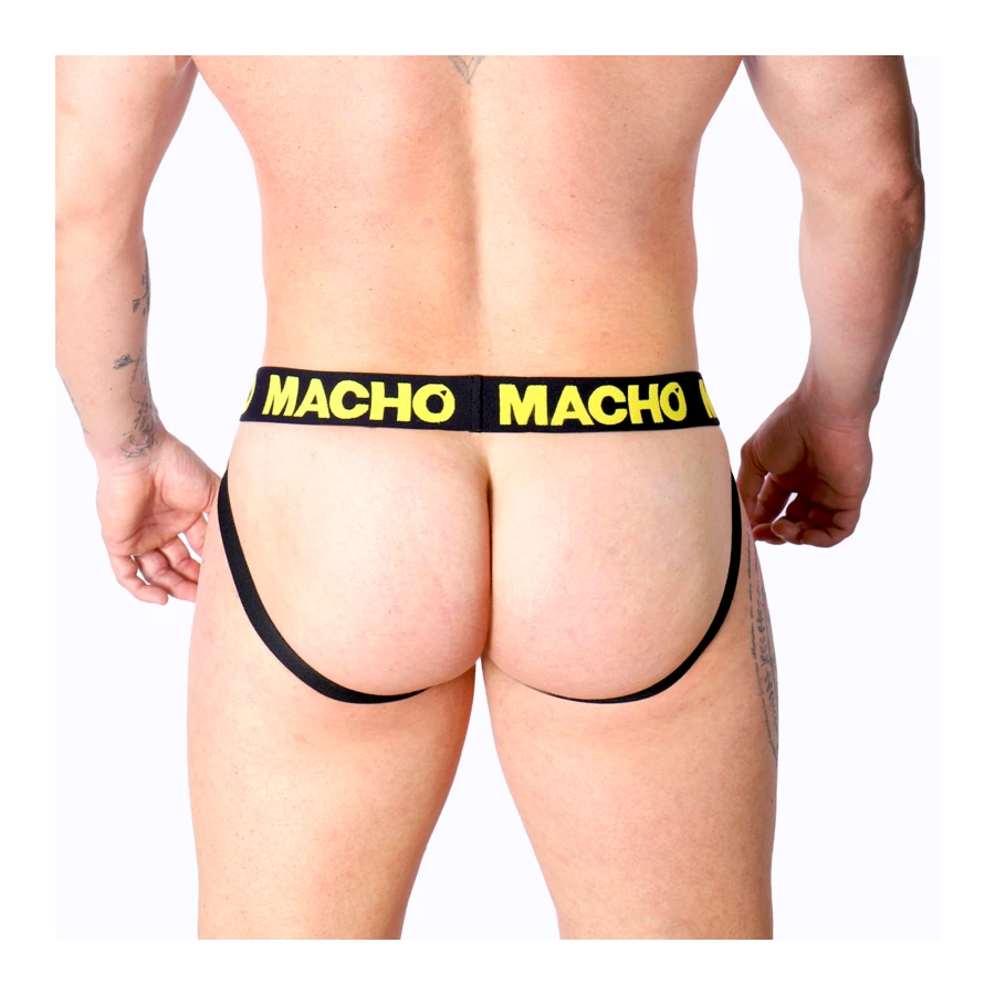 MACHO - MX25A JOCK LYCRA YELLOW