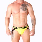 MACHO - MX25A JOCK LYCRA YELLOW