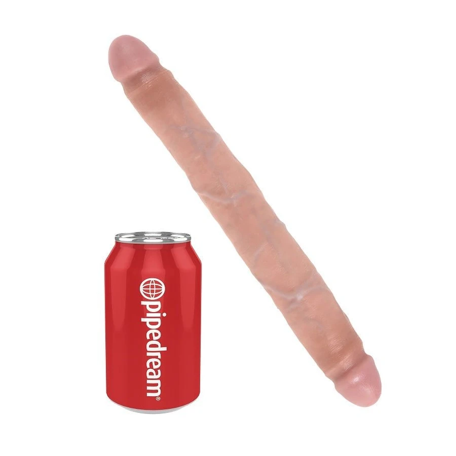 KING COCK SLIM DOUBLE DILDO