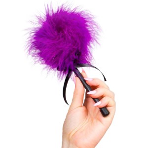 SECRETPLAY - PINK PURPLE MARABOU DUSTER