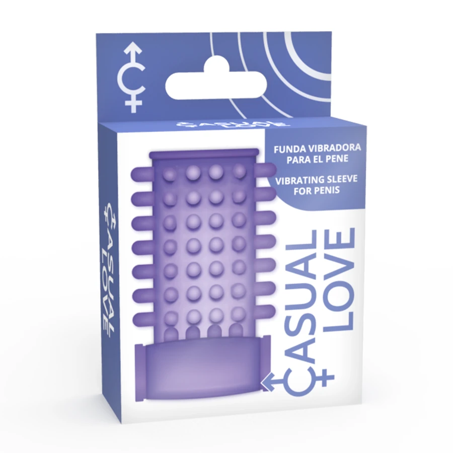 CASUAL LOVE- CASUAL RING VIBRATING SLEEVE PURPLE