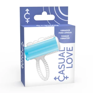 CASUAL LOVE - ANELLO LINGUA VIBRANTE BLU