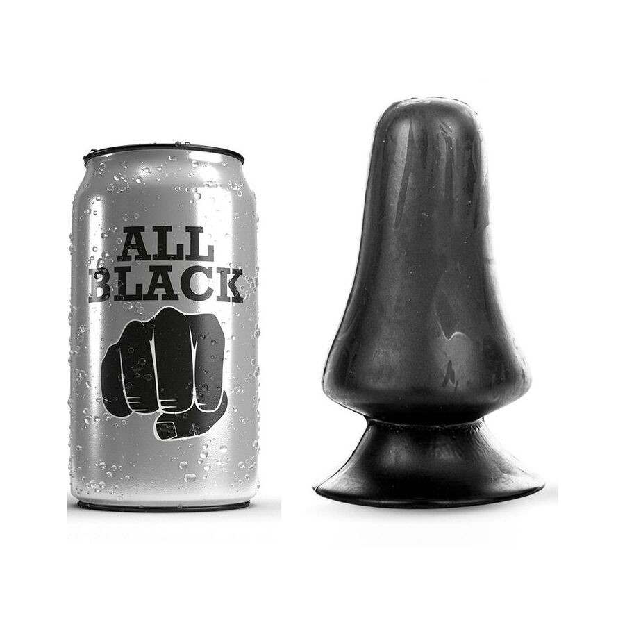 ALL BLACK - ANAL PLUG 12 CM
