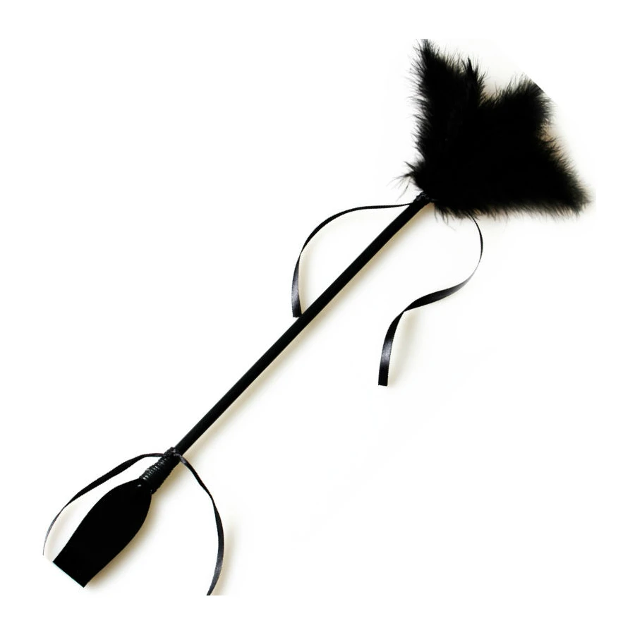 SECRETPLAY - BLACK WHIP  FEATHER