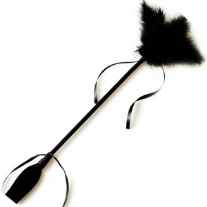 SECRETPLAY - BLACK WHIP  FEATHER