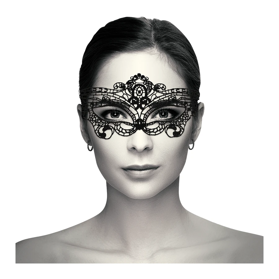 COQUETTE CHIC DESIRE - FINE BLACK LACE MASK