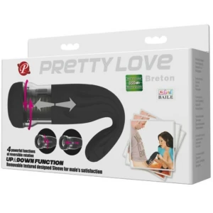 МНОГОФУНКЦИОНАЛЬНЫЙ АККУМУЛЯТОРНЫЙ МАСТУРБАТОР PRETTY LOVE BRETON