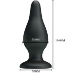 PRETTY LOVE BOTTOM - ЭРГОНОМИЧЕСКАЯ СИЛИКОНОВАЯ ЗАТЫЧКА 15,4 СМ