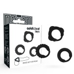 НАБОР КОЛЕЦ ADDICTED TOYS ЧЕРНЫЙ