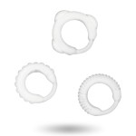 ADDICTED TOYS C-RING SET CLEAR