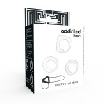 ADDICTED TOYS C-RING SET CLEAR