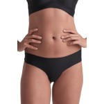 BYE-BRA - INVISIBLE THONG 2 PACK BEIGE  BLACK SIZE