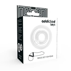 ADDICTED TOYS POTENZ - C-RING PENIS CLEAR