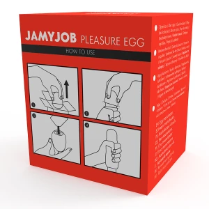 JAMYJOB ЯЙЦО МАСТУРБАТОР КРАСНАЯ ВЕРСИЯ ДИСКРЕТНО