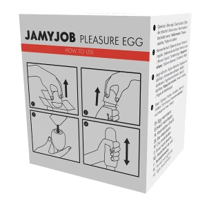JAMYJOB ЯЙЦО МАСТУРБАТОР КРАСНАЯ ВЕРСИЯ ДИСКРЕТНО