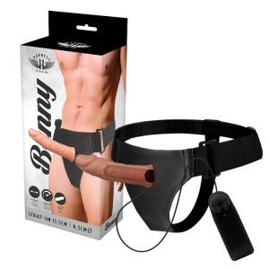 HARNESS ATTRACTION - RNES HOLLOW BENNY CON VIBRATORE 15 X 4,5 CM