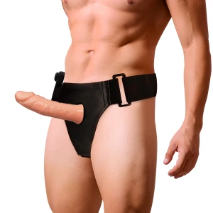 HARNESS ATTRACTION - RNES HOLLOW BENNY С ВИБРАТОРОМ 15 X 4,5 СМ
