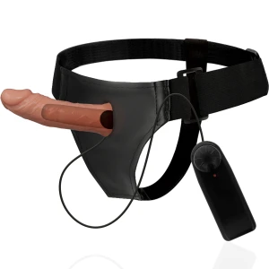 HARNESS ATTRACTION - RNES HOLLOW BENNY С ВИБРАТОРОМ 15 X 4,5 СМ