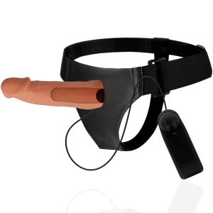 УПРЯЖЬ / РЕМНИ ATTRACTION - WILLIAN HOLLOW RNES С ВИБРАТОРОМ 17 X 4.5 СМ