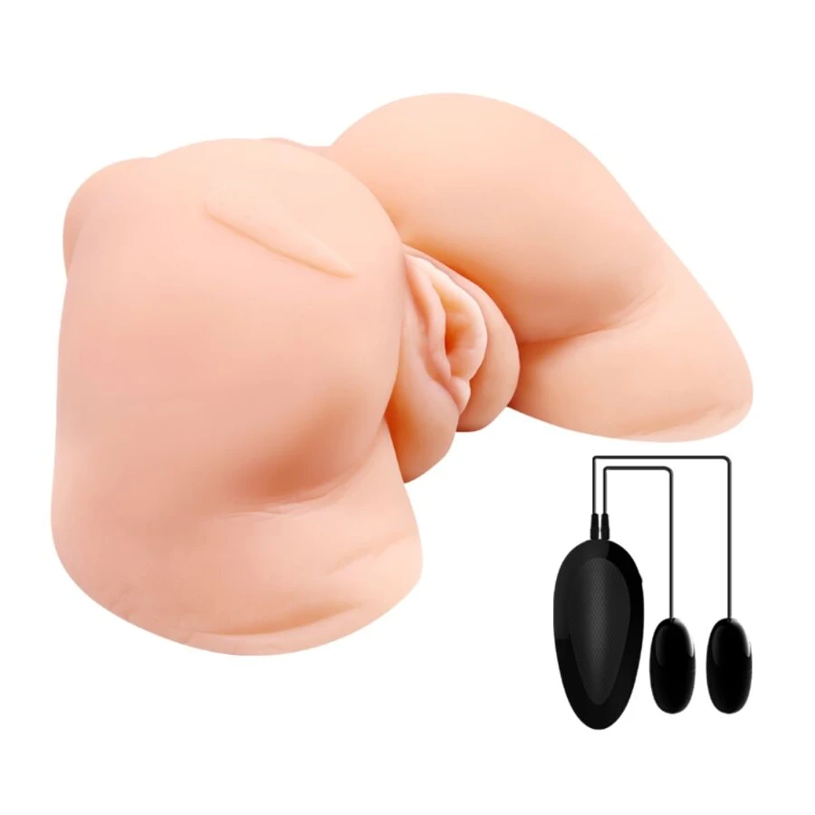 CRAZY BULL - VAGINA AND ANUS WITH REALISTIC MESH WITH VIBRATION