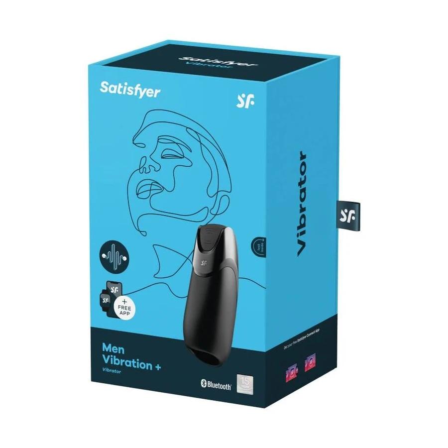 SATISFYER MEN VIBRATION+ - BLACK