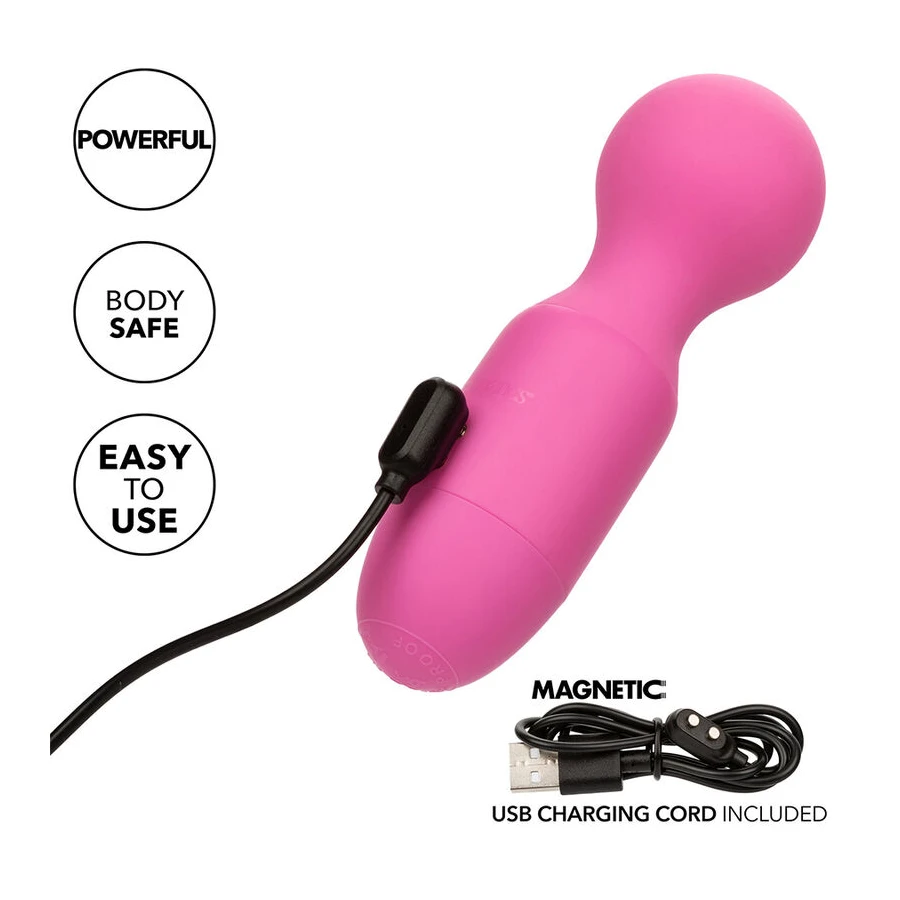 CALEXOTICS - FIRST TIME RECHARGEABLE MASSAGER 10 VIBRATIONS PINK