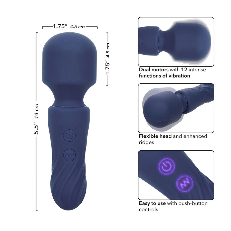 CALEXOTICS - CHARISMA CHARM MASSAGER 12 FUNCTIONS PURPLE