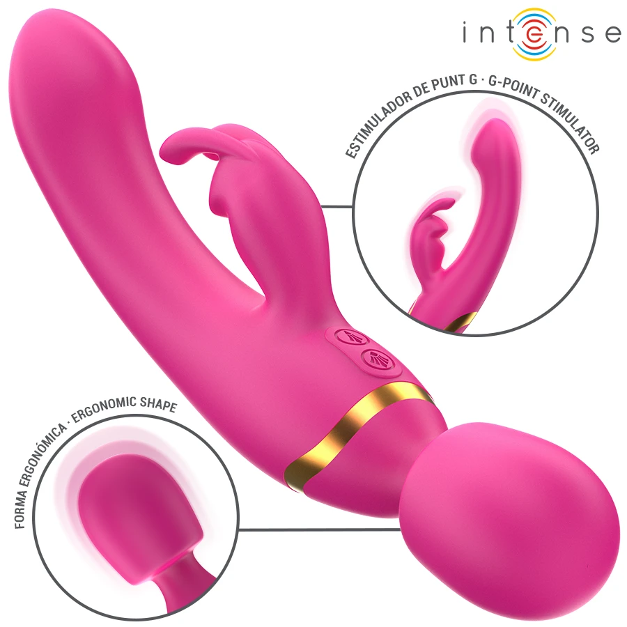 INTENSE - WINONA DOUBLE VIBRATOR RABBIT  WAND