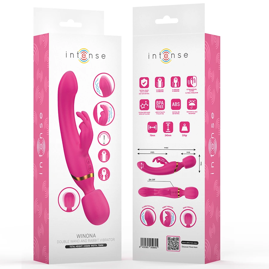 INTENSE - WINONA DOUBLE VIBRATOR RABBIT  WAND