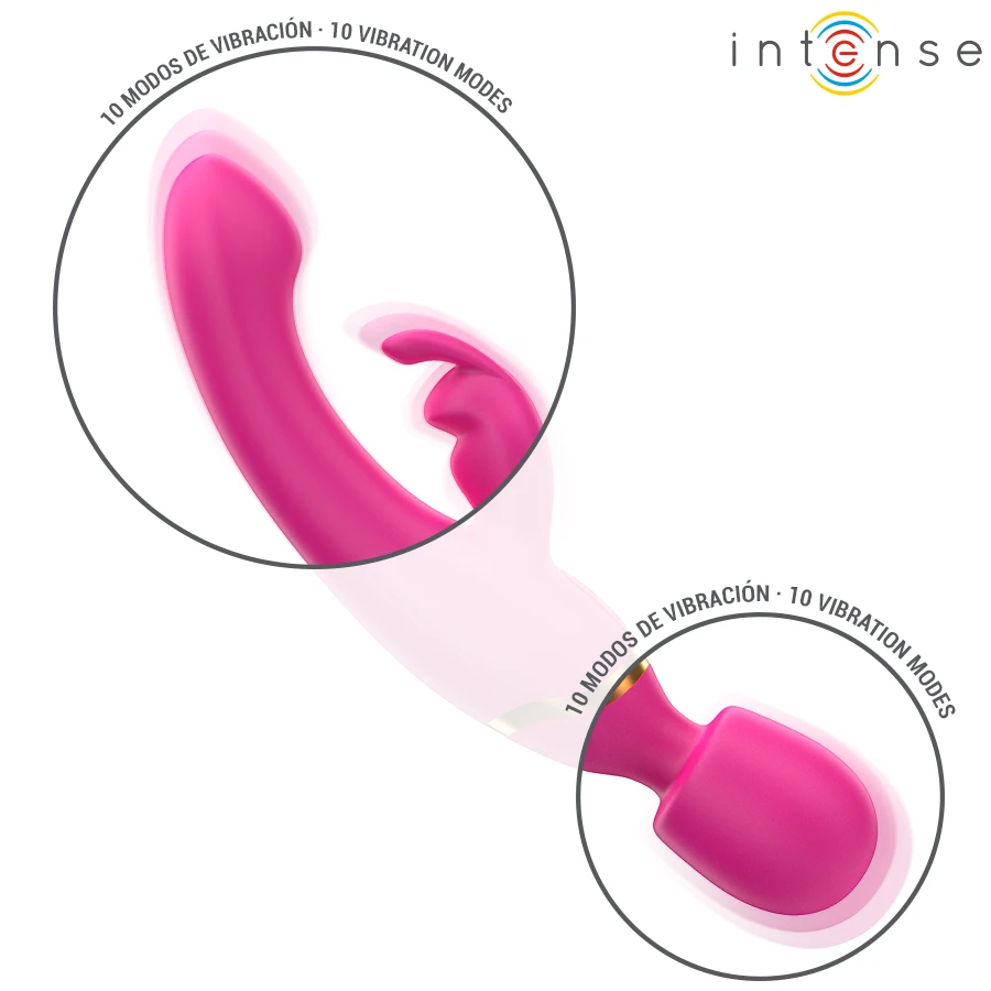 INTENSE - WINONA DOUBLE VIBRATOR RABBIT  WAND