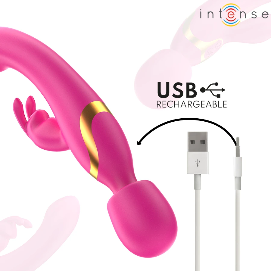 INTENSE - WINONA DOUBLE VIBRATOR RABBIT  WAND