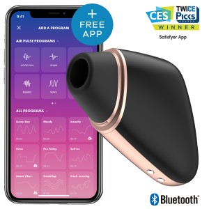 SATISFYER LOVE TRIANGLE AIR PULSE STIMULATOR  VIBRATOR