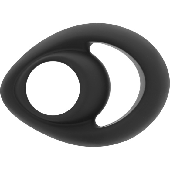 POWERING- SUPER FLEXIBLE AND RESISTANT PENIS AND TESTICLE RING PR14 BLACK