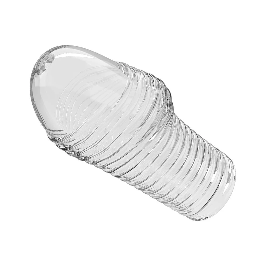 PRETTY LOVE - HOTTT PENIS SLEEVE GET YOUR PENIS THICKER TRANSPARENT