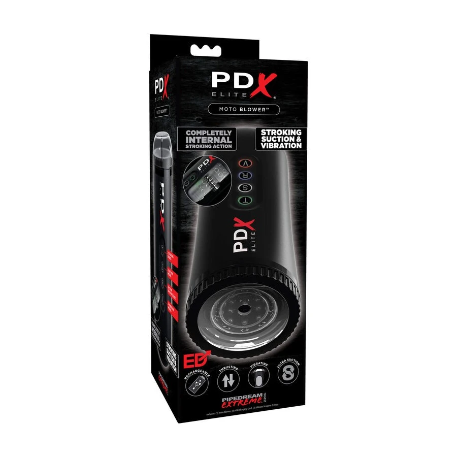 PDX ELITE - SOFFIATORE PER MOTO MASTURBATORE AVANZATO