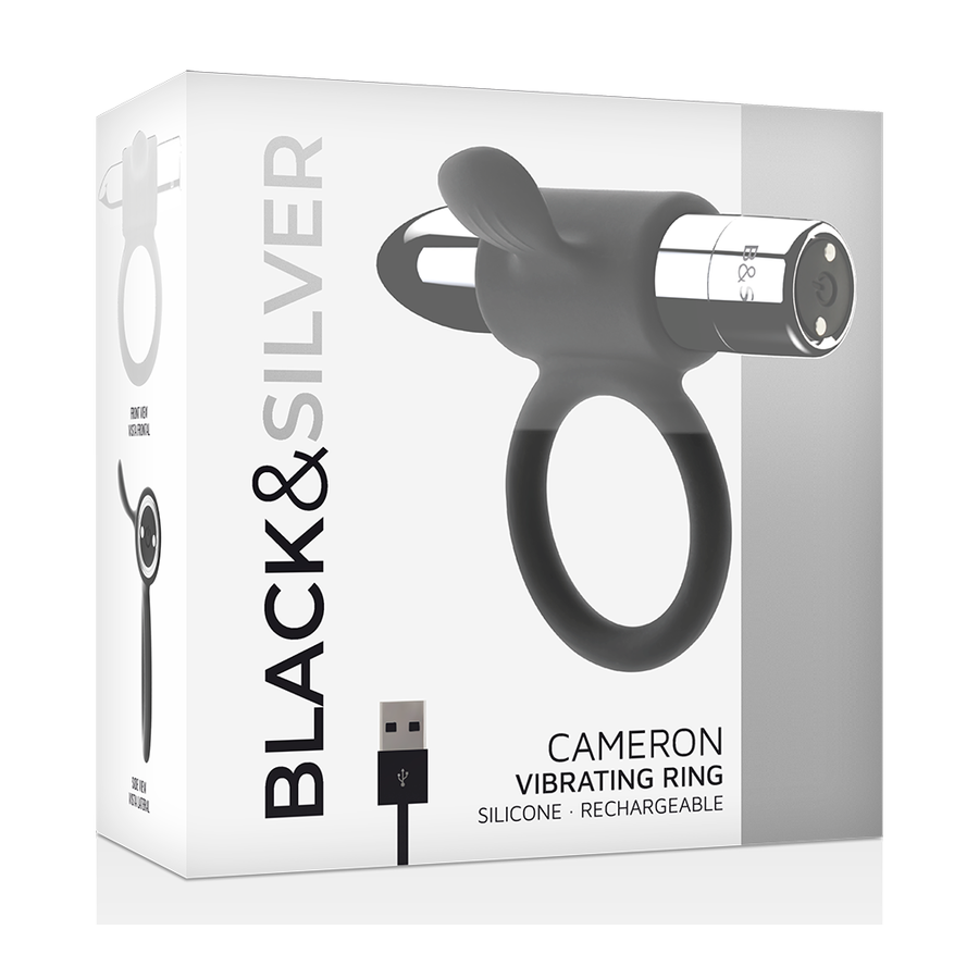 BLACKSILVER - CAMERON RECHARGEABLE RING SILVER